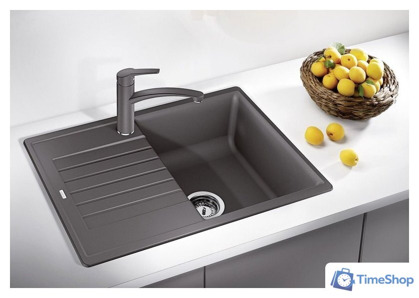 Кухонная мойка Blanco Zia 45 S Compact 527197 (мягкий белый) - Изображение №2 — Интернет-магазин Time-Shop