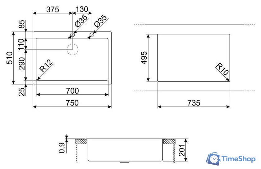 Кухонная мойка Smeg VR12S70RS - Изображение №7 — Интернет-магазин Time-Shop