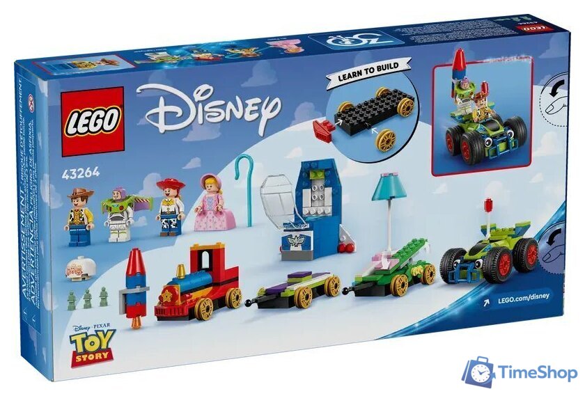 Конструктор LEGO Disney История игрушек: Праздничный поезд и радиоуправл. машинка (43264) - Изображение №1 — Интернет-магазин Time-Shop