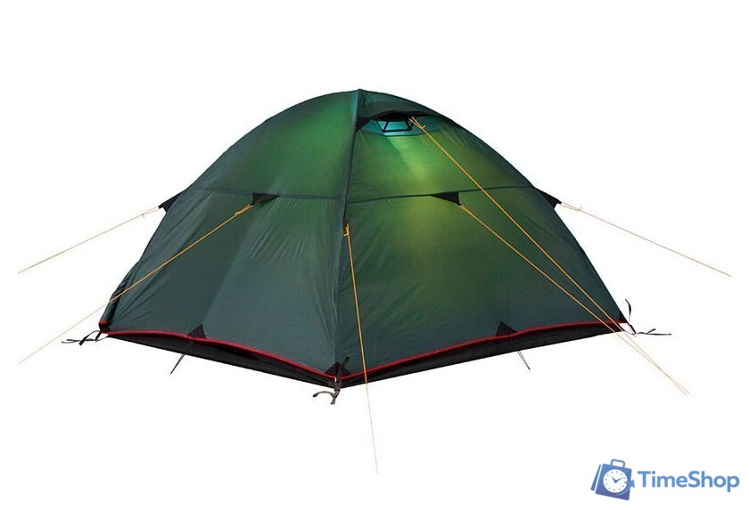 Треккинговая палатка AlexikA Scout 3 Fib (зеленый) - Изображение №3 — Интернет-магазин Time-Shop