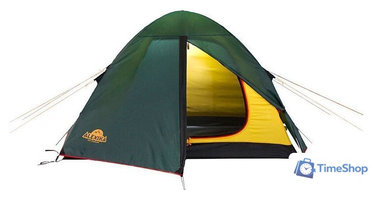 Треккинговая палатка AlexikA Scout 3 Fib (зеленый) - Изображение №1 — Интернет-магазин Time-Shop