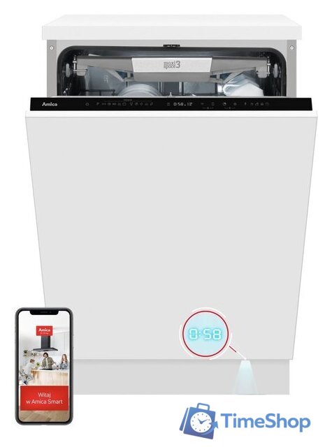 Встраиваемая посудомоечная машина Amica DIM68A10ELONSDCiD - Изображение №1 — Интернет-магазин Time-Shop