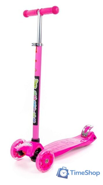 Трехколесный самокат Полесье 0072 94490 (малиновый) - Изображение №1 — Интернет-магазин Time-Shop