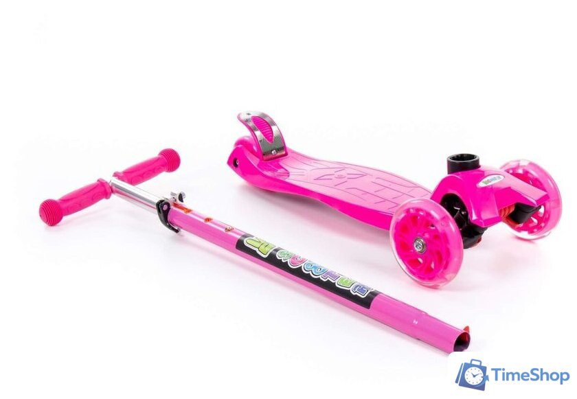 Трехколесный самокат Полесье 0072 94490 (малиновый) - Изображение №9 — Интернет-магазин Time-Shop