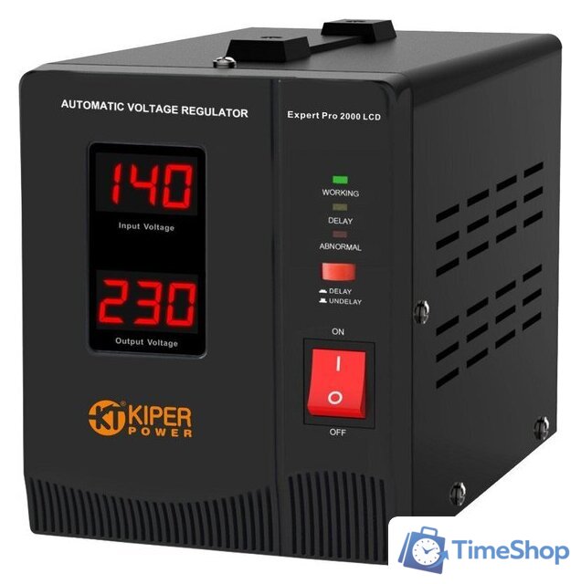Стабилизатор напряжения Kiper Power Expert Pro 2000 LCD - Изображение №1 — Интернет-магазин Time-Shop