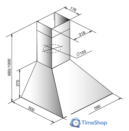 Кухонная вытяжка Elikor White Storm 60П-650-П3Л (белый) (841560) - Изображение №9 — Интернет-магазин Time-Shop