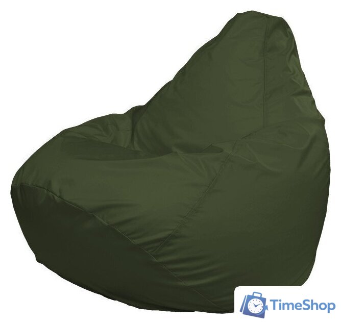 Кресло-мешок Flagman Груша Макси Г2.2-04 (темно-оливковый) - Изображение №1 — Интернет-магазин Time-Shop