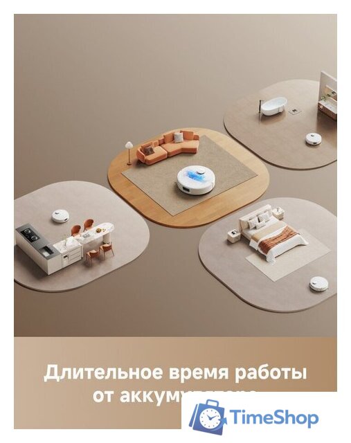 Робот-пылесос Trouver Robot Vacuum E30 Aqua RLE52SC (евровилка, белый) - Изображение №8 — Интернет-магазин Time-Shop