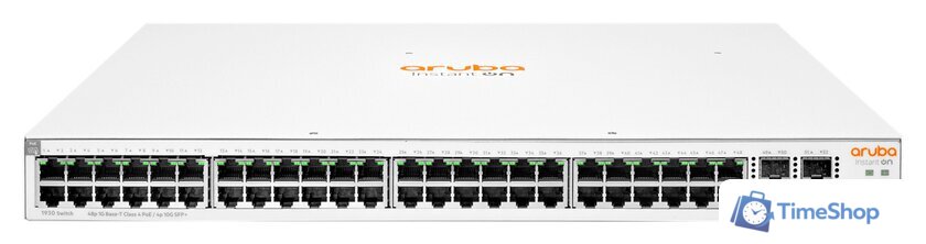 Управляемый коммутатор уровня 2+ Aruba Instant On 1930 48G Class4 PoE 4SFP/SFP+ 370W JL686B - Изображение №1 — Интернет-магазин Time-Shop