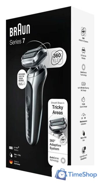 Электробритва Braun Series 7 71-S1000s - Изображение №9 — Интернет-магазин Time-Shop