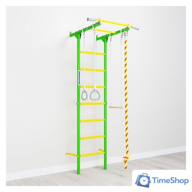 Детский спортивный комплекс Romana S1 01.21.7.06.490.05.00-13 (зеленое яблоко) - Изображение №2 — Интернет-магазин Time-Shop