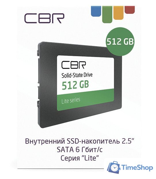 SSD CBR Lite 512GB SSD-512GB-2.5-LT22 - Изображение №5 — Интернет-магазин Time-Shop