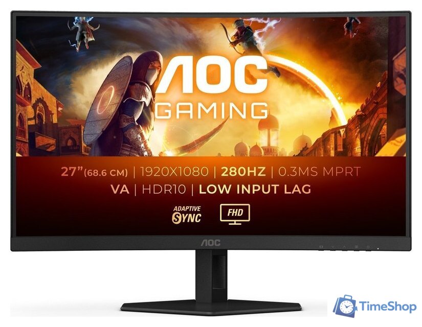 Игровой монитор AOC Gaming C27G4ZXE - Изображение №2 — Интернет-магазин Time-Shop