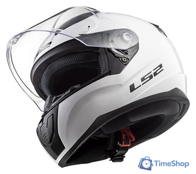 Мотошлем LS2 FF353 Rapid Kid mini Single Mono (M, белый) - Изображение №8 — Интернет-магазин Time-Shop