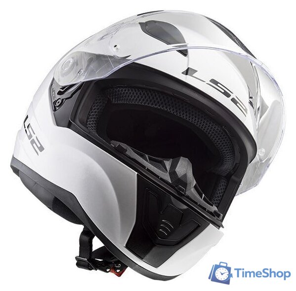 Мотошлем LS2 FF353 Rapid Kid mini Single Mono (M, белый) - Изображение №6 — Интернет-магазин Time-Shop