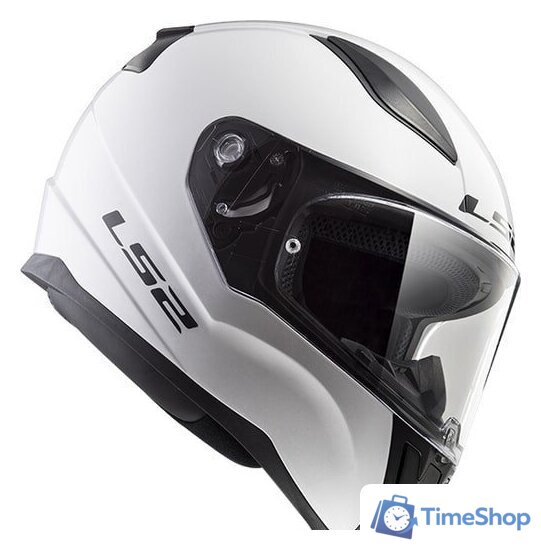 Мотошлем LS2 FF353 Rapid Kid mini Single Mono (M, белый) - Изображение №7 — Интернет-магазин Time-Shop