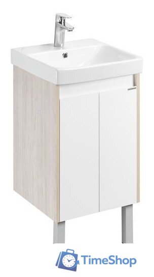  Акватон Тумба с умывальником Сканди Doors 45 1A2787K0SDB20 (белый/дуб верона) - Изображение №3 — Интернет-магазин Time-Shop