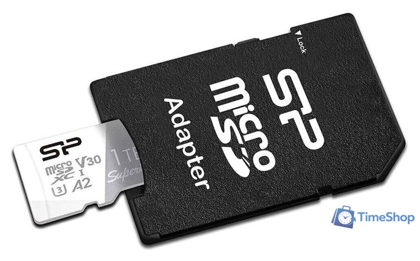 Карта памяти Silicon-Power Superior microSDXC SP001TBSTXDA2V20SP 1TB (с адаптером) - Изображение №3 — Интернет-магазин Time-Shop