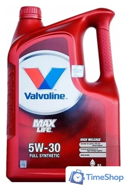 Моторное масло Valvoline Maxlife 5W-30 5л - Изображение №1 — Интернет-магазин Time-Shop
