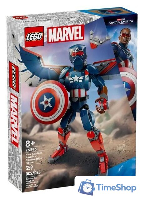 Конструктор LEGO Marvel 76296 Фигурка нового Капитана Америки - Изображение №1 — Интернет-магазин Time-Shop