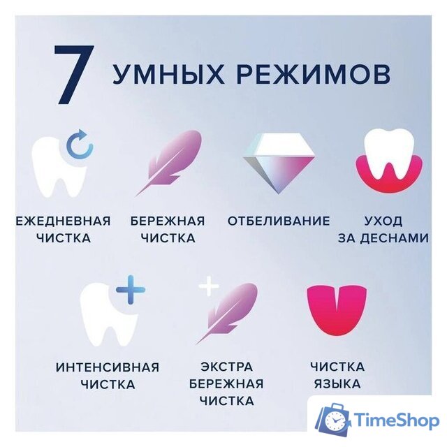 Комплект электрических зубных щеток Oral-B iO 9 DUO (черный оникс, розовый кварц) - Изображение №14 — Интернет-магазин Time-Shop