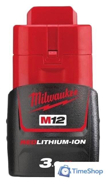 Аккумулятор Milwaukee M12B3 (12В/3 Ah) - Изображение №1 — Интернет-магазин Time-Shop