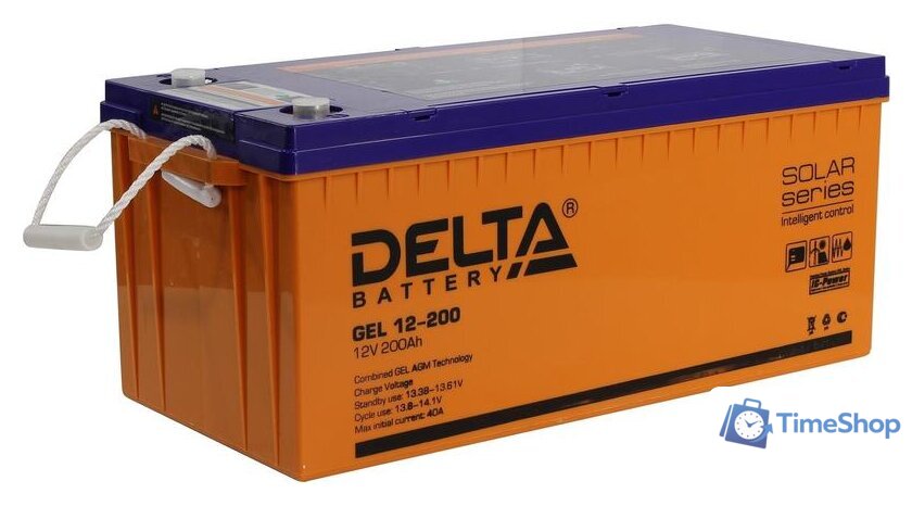 Аккумулятор для ИБП Delta GEL 12-200 (12В/200 А·ч) - Изображение №1 — Интернет-магазин Time-Shop