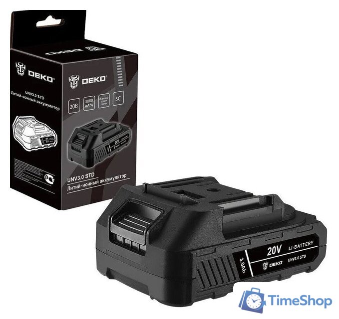 Аккумулятор Deko UNV3.0 STD 063-4493 (20В/3 Ач) - Изображение №1 — Интернет-магазин Time-Shop