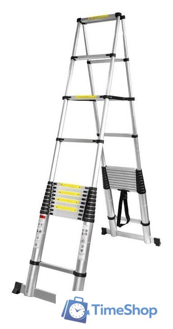 Лестница-стремянка ForceKraft BL-TA540 (2x13 ступеней) - Изображение №1 — Интернет-магазин Time-Shop