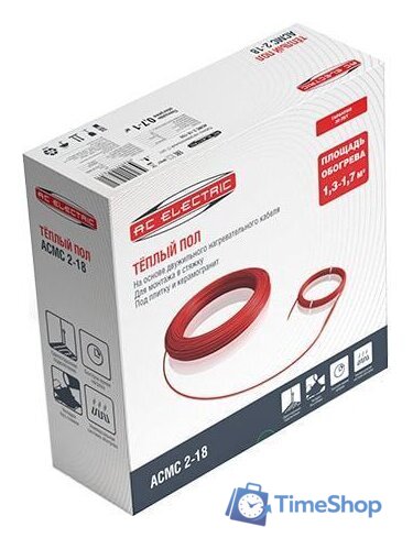Нагревательный кабель AC Electric ACMC 2-18-700 - Изображение №1 — Интернет-магазин Time-Shop