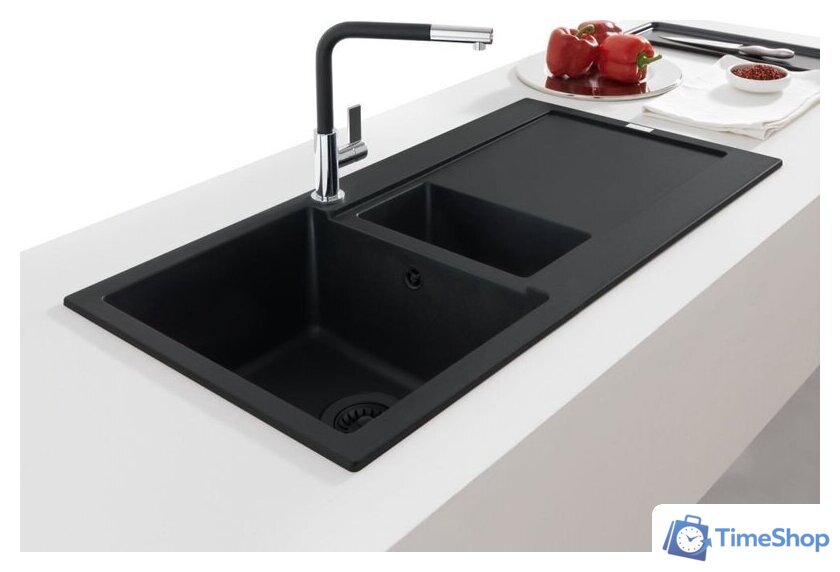Кухонная мойка Franke Maris MRG 651-97 114.0693.531 (матовый черный) - Изображение №2 — Интернет-магазин Time-Shop