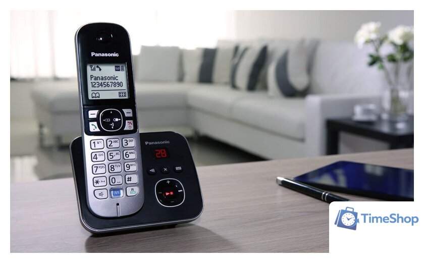 Радиотелефон Panasonic KX-TG6821RUB - Изображение №12 — Интернет-магазин Time-Shop