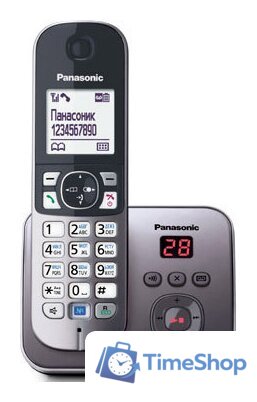 Радиотелефон Panasonic KX-TG6821RUB - Изображение №2 — Интернет-магазин Time-Shop