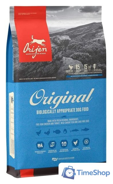 Сухой корм для собак Orijen Original 17 кг - Изображение №1 — Интернет-магазин Time-Shop