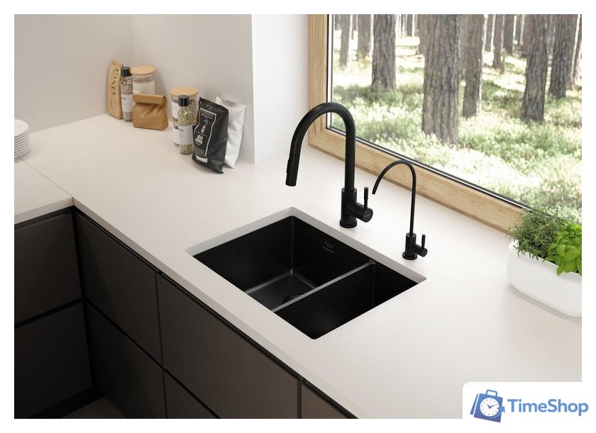 Кухонная мойка Deante Eridan ZQE N503 (черный) - Изображение №5 — Интернет-магазин Time-Shop