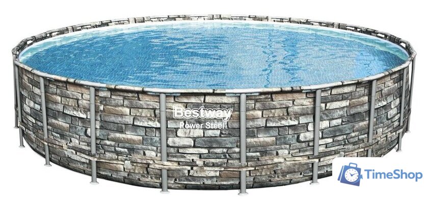 Каркасный бассейн Bestway Power Steel Камень 56889 (671x132) - Изображение №2 — Интернет-магазин Time-Shop