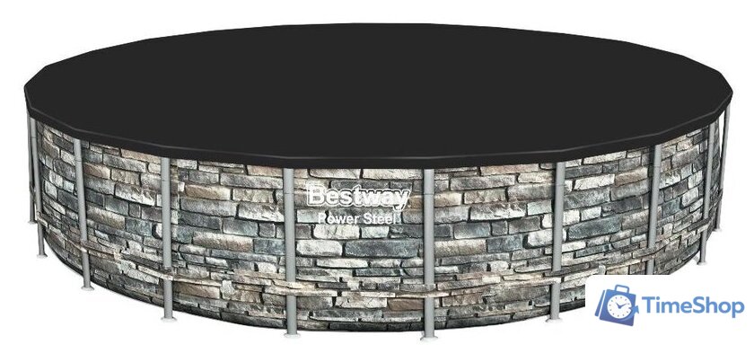 Каркасный бассейн Bestway Power Steel Камень 56889 (671x132) - Изображение №3 — Интернет-магазин Time-Shop