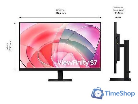 Монитор Samsung ViewFinity S7 LS27D702EAUXEN - Изображение №2 — Интернет-магазин Time-Shop