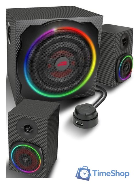 Акустика SPEEDLINK Gravity Carbon RGB 2.1 - Изображение №8 — Интернет-магазин Time-Shop