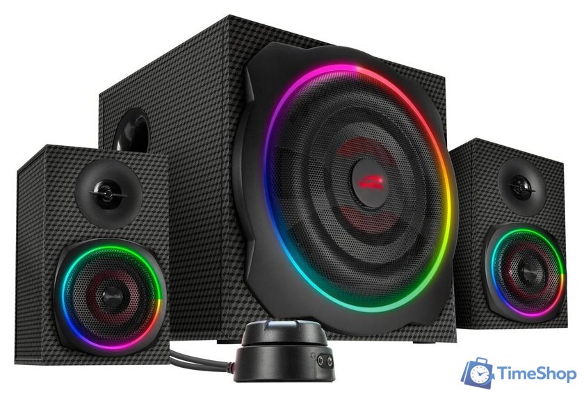 Акустика SPEEDLINK Gravity Carbon RGB 2.1 - Изображение №1 — Интернет-магазин Time-Shop