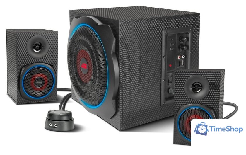 Акустика SPEEDLINK Gravity Carbon RGB 2.1 - Изображение №3 — Интернет-магазин Time-Shop
