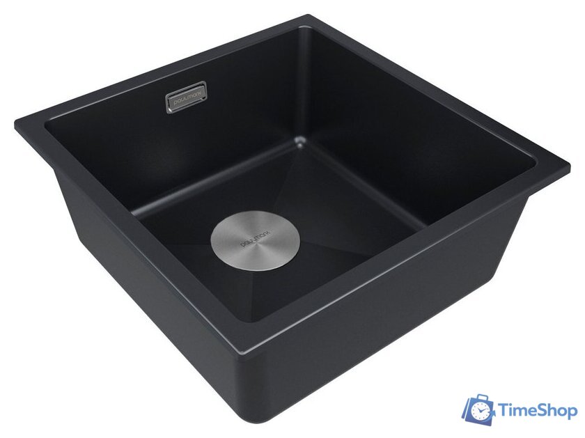 Кухонная мойка Paulmark IT-Granit Lumi 45 Uni LU45-AN (черный/антрацит) - Изображение №2 — Интернет-магазин Time-Shop