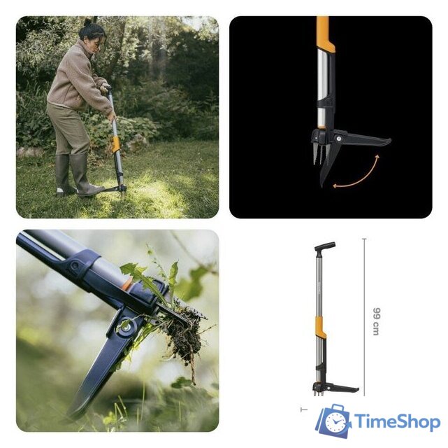 Корнеудалитель Fiskars 1080409 - Изображение №2 — Интернет-магазин Time-Shop