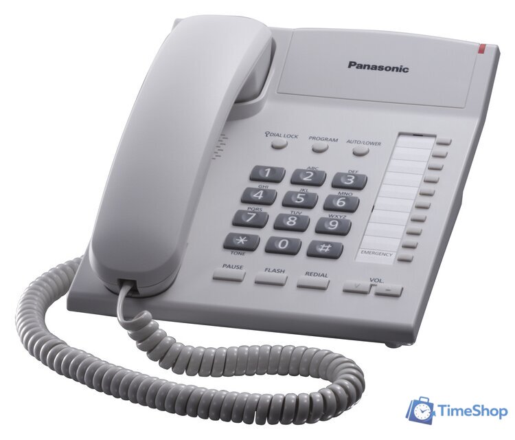 Проводной телефон Panasonic KX-TS2382RUB (черный) - Изображение №5 — Интернет-магазин Time-Shop