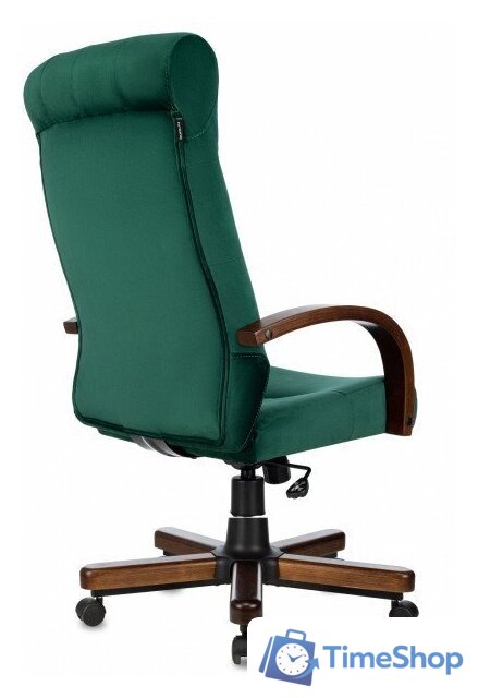 Офисное кресло Бюрократ T-9928WALNUT Fabric (зеленый Italia Green/дерево) - Изображение №12 — Интернет-магазин Time-Shop