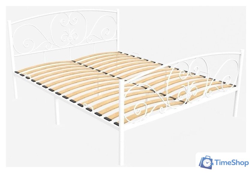 Кровать ИП Князев Нимфея 140x190 (белый) - Изображение №3 — Интернет-магазин Time-Shop