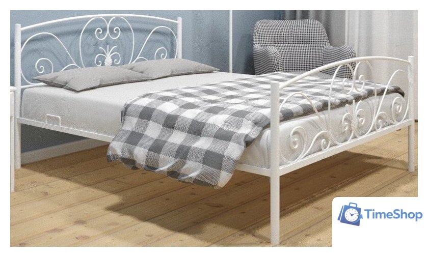 Кровать ИП Князев Нимфея 140x190 (белый) - Изображение №1 — Интернет-магазин Time-Shop