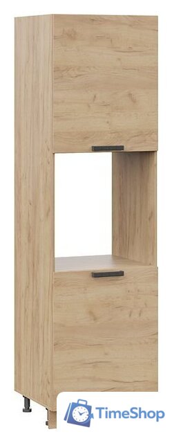 Шкаф-пенал Трия Детройт 1П6 (дуб крафт золотой) - Изображение №1 — Интернет-магазин Time-Shop