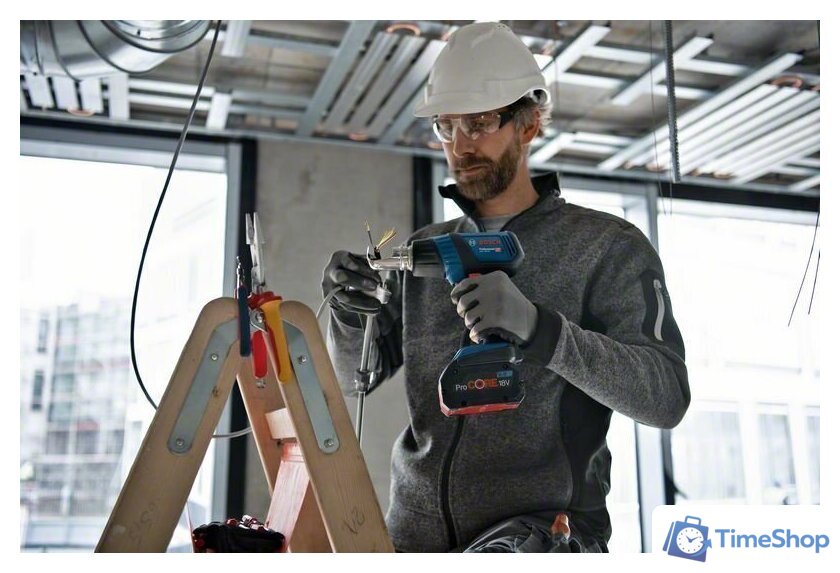 Промышленный фен Bosch GHG 18V-50 Professional 06012A6500 (без АКБ) - Изображение №4 — Интернет-магазин Time-Shop