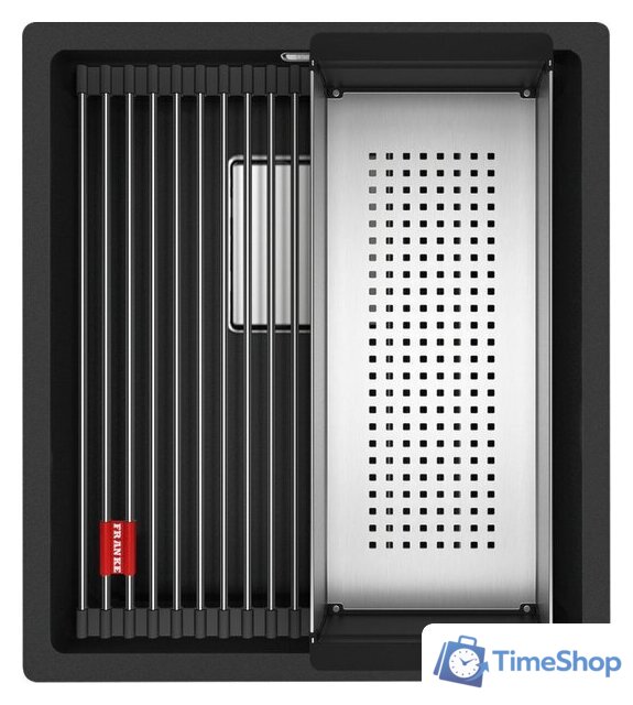 Кухонная мойка Franke Kanon KNG 110-37 125.0633.001 (матовый черный) - Изображение №1 — Интернет-магазин Time-Shop